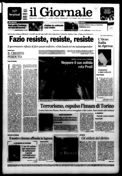 Il giornale : quotidiano del mattino